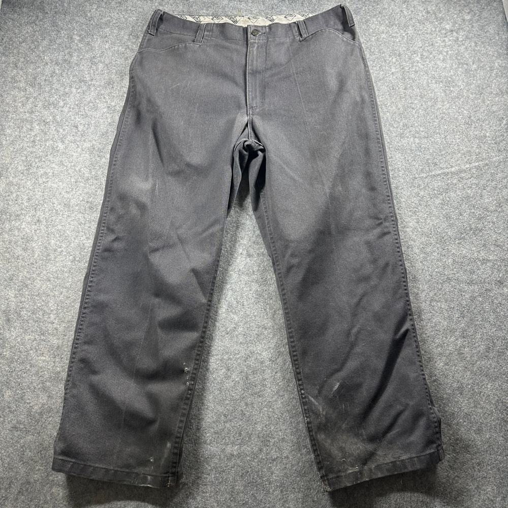 Vtg Ben Davis Gorilla Cut Pants Mens 38x28 Gray Distressed Skater Workwear Read